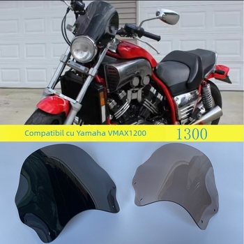 Parbriz pentru Yamaha V-Max 1200/1300 — plastic de înaltă calitate, compatibil cu modelele V-Max 1200 și 1300