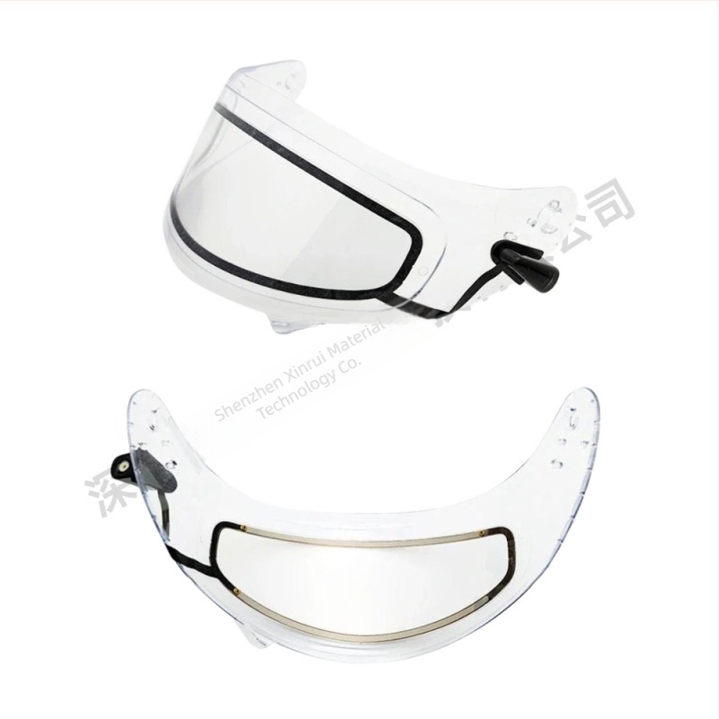 Patch încălzitor USB pentru vizorul de cască — anti-fog, dezghețare, material PET, model DJR202401, universal pentru vizoruri de motocicletă