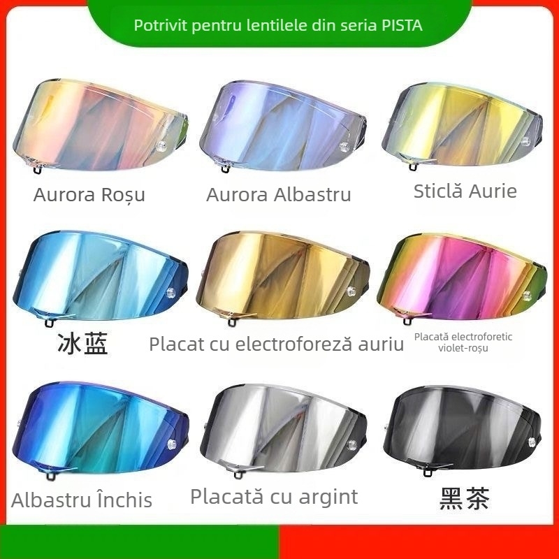 Lentile pentru cască de motocicletă, compatibile cu AGV Pista, personalizabile, de protecție (compatibilitate AGV Pista, personalizare, protecție)