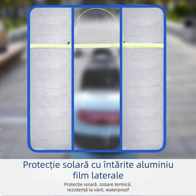 Paravan frontal pentru motocicletă electrică și mașină electrică – PVC, pliabil, HD transparent
