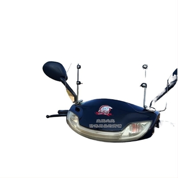 Parbriz frontal pentru vehicul electric, protecție din plastic transparent, rezistență la uzură, imprimare logo disponibilă