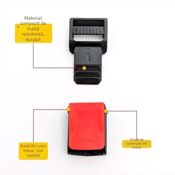 Accesorii pentru cască cu cataramă pentru bărbie – pentru biciclete electrice și motociclete – model Ddctkkk