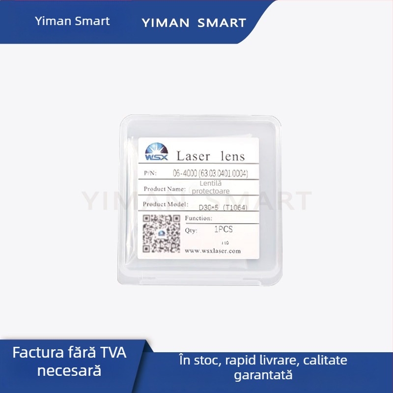 Lentilă protectoare din cuarț Wanshunxing pentru sistem laser