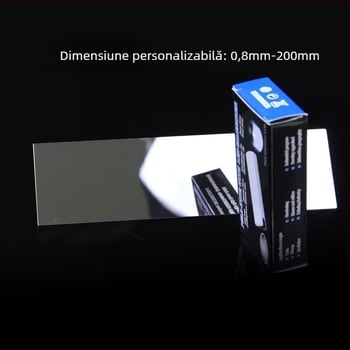 Prismă triunghiulară din sticlă opticǎ, 45° unghi drept, prismă reflexivă cu acoperire opticǎ