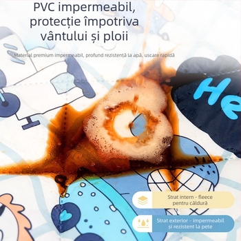 Husa pentru parbriz din Oxford, căptușită cu fleece pentru iarnă, impermeabilă și rezistentă la vânt, universală pentru patru sezoane, pentru mașini electrice, motociclete și tricicluri