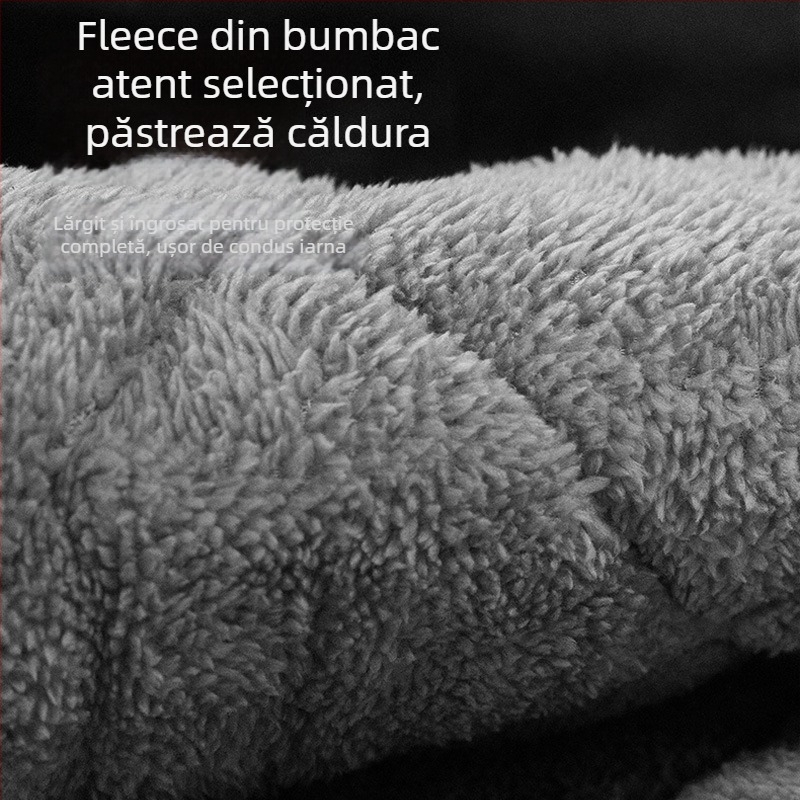 Husa pentru parbriz din Oxford, căptușită cu fleece pentru iarnă, impermeabilă și rezistentă la vânt, universală pentru patru sezoane, pentru mașini electrice, motociclete și tricicluri