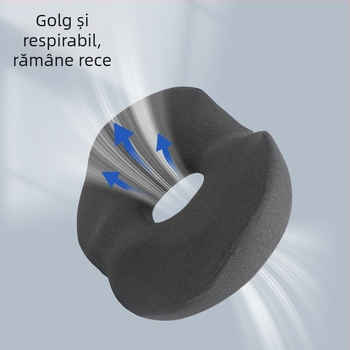 Perna de șezut cu spumă cu memorie, poliester, brand Yunxin, model solid