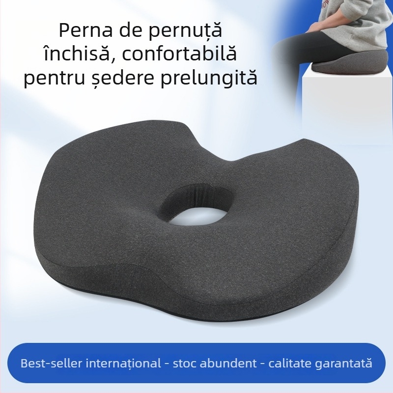 Perna de șezut cu spumă cu memorie, poliester, brand Yunxin, model solid