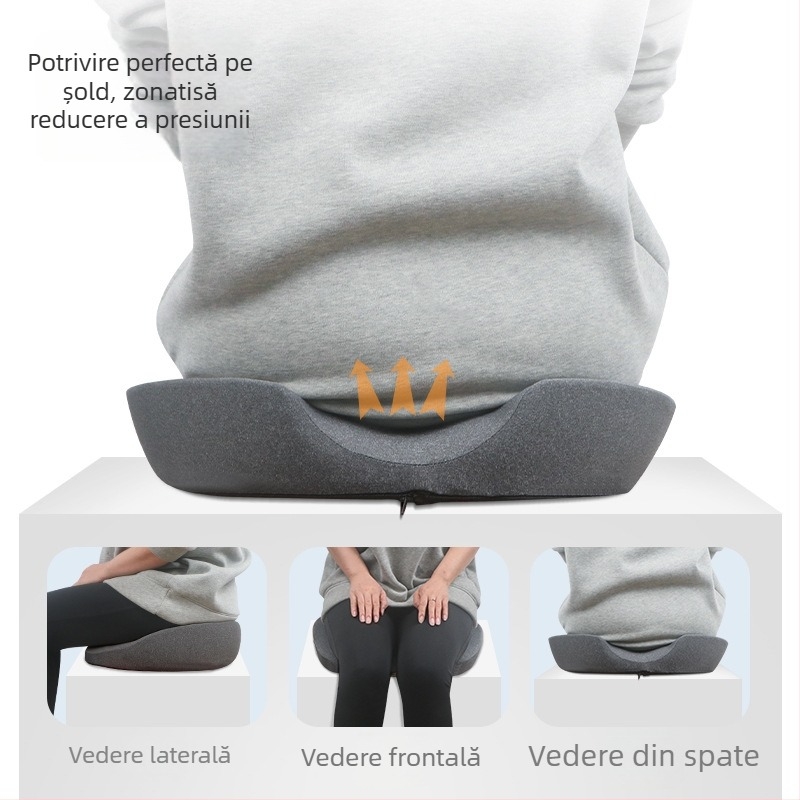 Perna de șezut cu spumă cu memorie, poliester, brand Yunxin, model solid