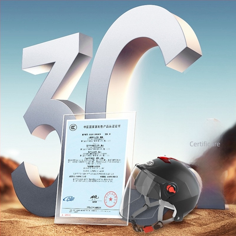 Casca pentru motocicletă BYB, material ABS, certificat 3C, unisex, număr certificat 2024091105021704