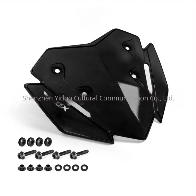 Parbriz sport pentru motocicletă, compatibil cu Yamaha XMAX125/250/300; Material: PC; Stil: parbriz; Brand: Star Moon Knight