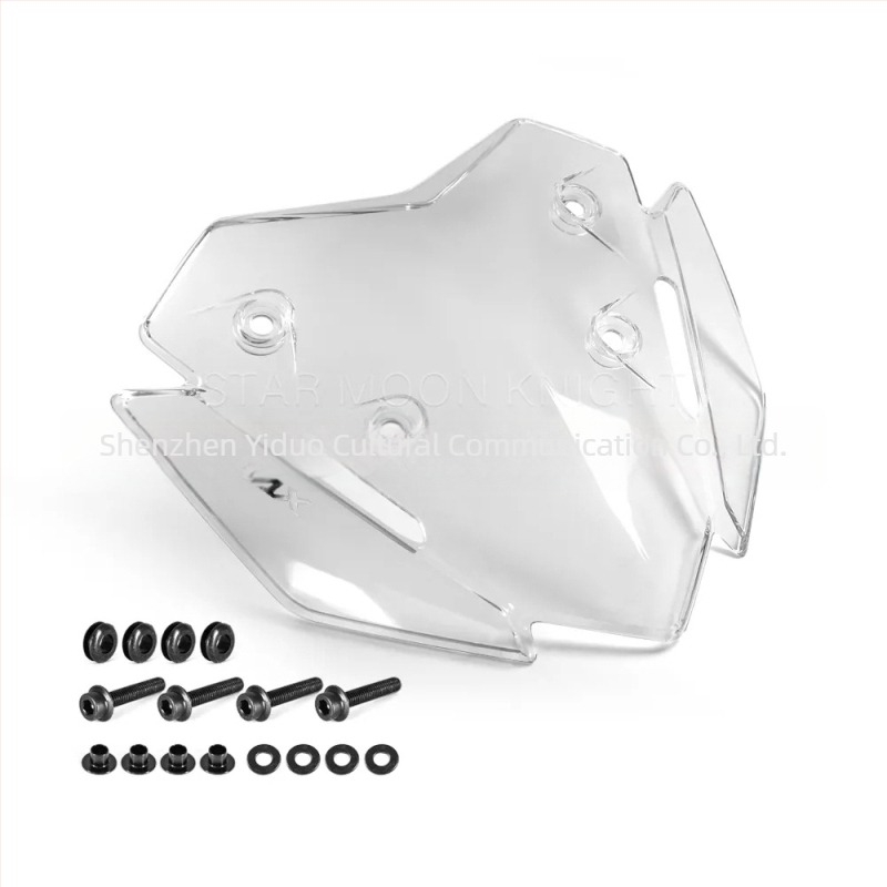 Parbriz sport pentru motocicletă, compatibil cu Yamaha XMAX125/250/300; Material: PC; Stil: parbriz; Brand: Star Moon Knight