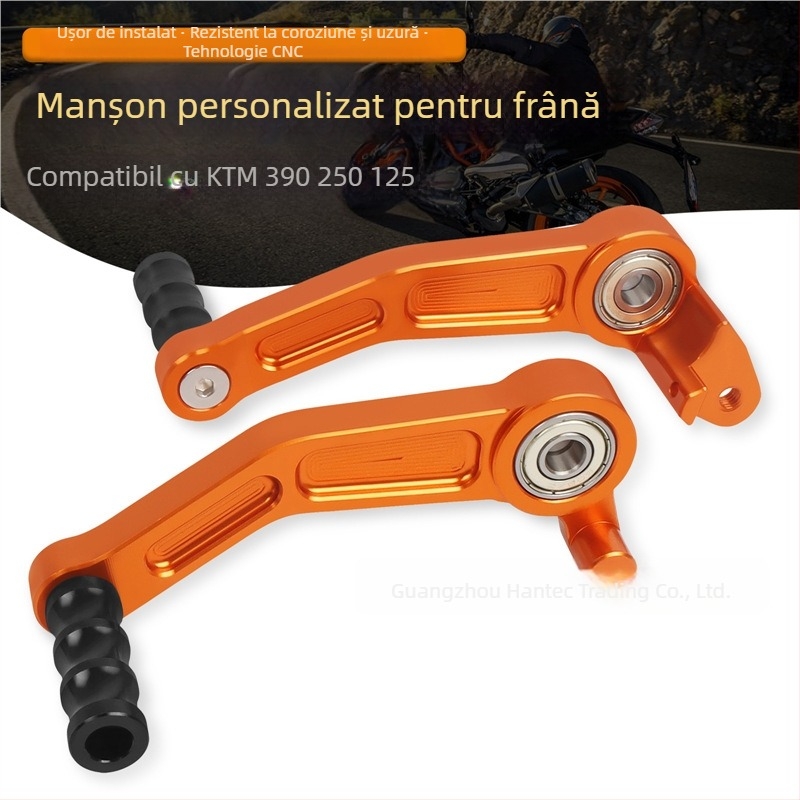 Set levier schimbător și frână pentru KTM Duke 200/390 RC390 | Fier, brand lookey, Knight echipament de protecție