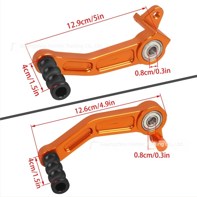 Set levier schimbător și frână pentru KTM Duke 200/390 RC390 | Fier, brand lookey, Knight echipament de protecție