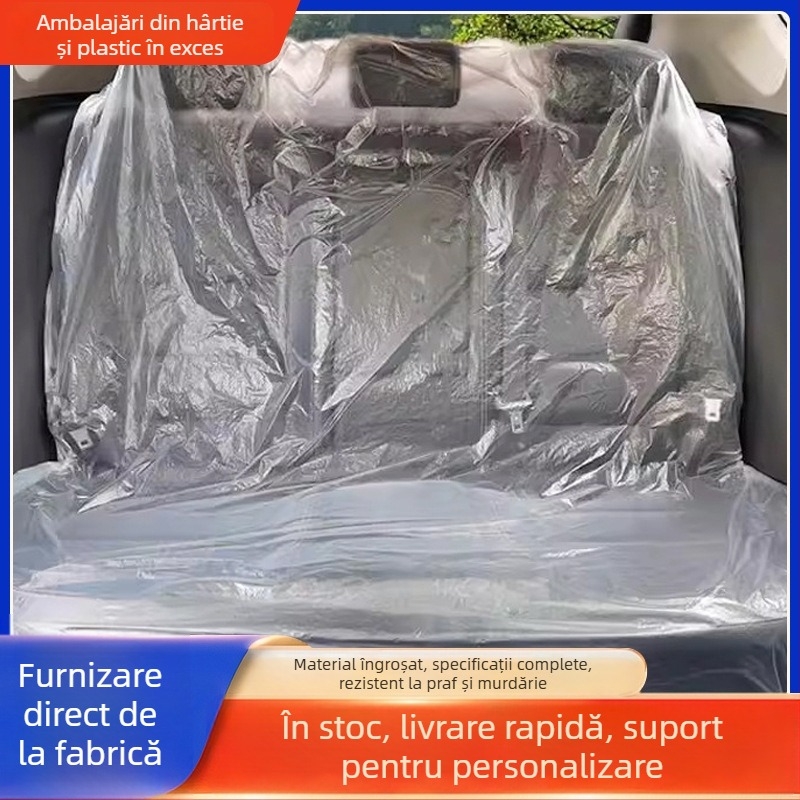 Protecție pentru portbagaj și bancheta din spate, suprafață plată din plastic, fără umplutură, pentru toate anotimpurile