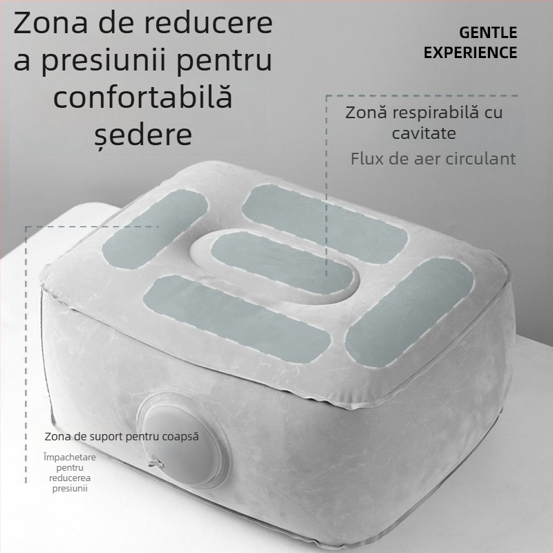 Pernă gonflabilă de susținere pentru concerte și festivaluri muzicale, pernă de șezut portabilă cu umplere cu aer, PVC, utilizare în exterior, stil minimalist modern, lansare toamnă 2025