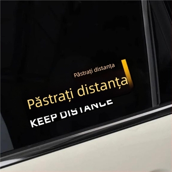 Autocolant parbriz auto, rezistent la uzură, model ong, marcă Fantasy