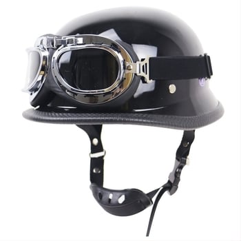ZR-307 ABS Half Helmet Zombies Racing, DOT certificat, cască de motocicletă pentru deplasări urbane