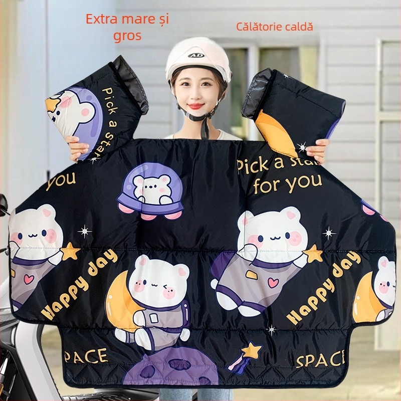 Cuvertură de parbriz pentru vehicule electrice, PVC, impermeabilă, universală pentru tricicluri, motocicletă, vehicul electric și mașină cu baterie, demontare ușoară manual