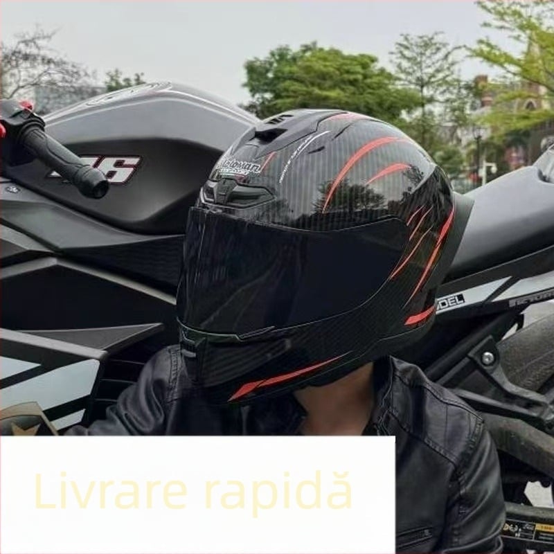 AXOR ABS cască de motocicletă cu față completă – universală pentru toate anotimpurile, potrivită pentru călătorii și navetă, certificat TCO99