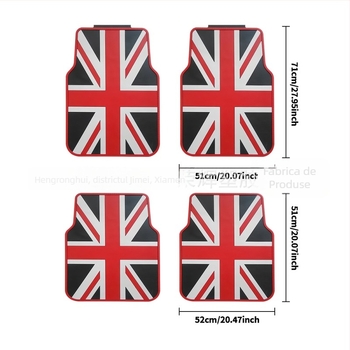 Covorașe pentru podea din PVC, universale pentru majoritatea modelelor, serie Cartoon, grosime 5 mm, greutate 5 kg, imprimare logo disponibilă