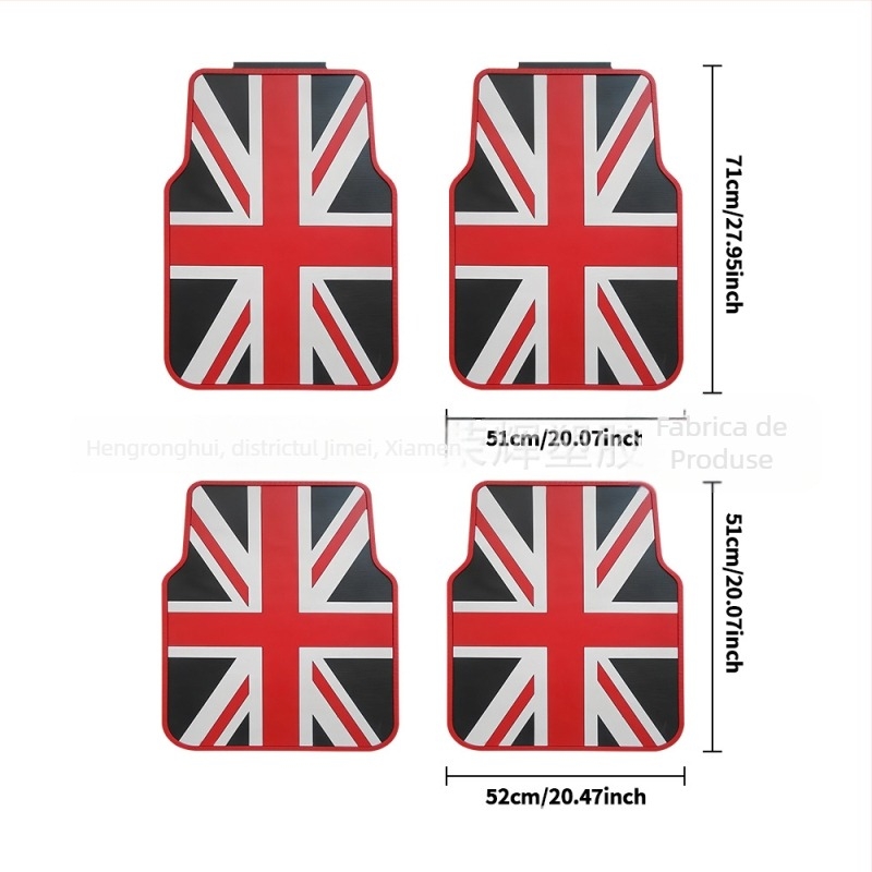 Covorașe pentru podea din PVC, universale pentru majoritatea modelelor, serie Cartoon, grosime 5 mm, greutate 5 kg, imprimare logo disponibilă