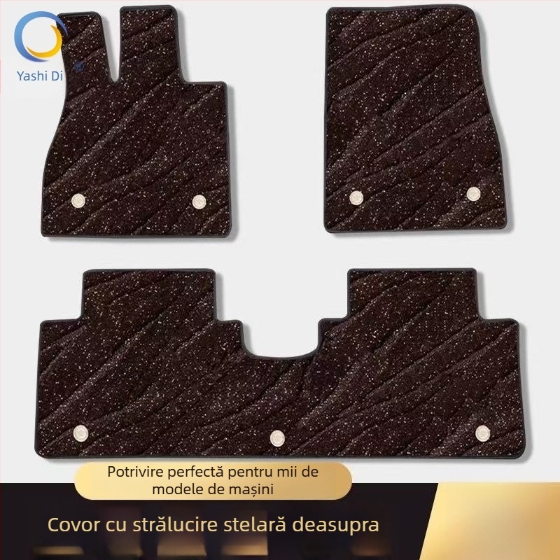 Covorașe auto universale, cu suprafață plată, tuftate, antiderapante, uscare rapidă, polipropilenă, marcă Yashidi, personalizabile