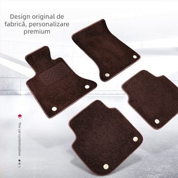 Set covoare auto universale, suede, model stele, set complet cu covoare pentru spate separate, Jiaxu brand, origine Hebei, personalizabil