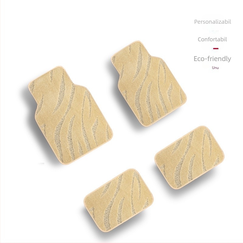 Set covoare auto universale, suede, model stele, set complet cu covoare pentru spate separate, Jiaxu brand, origine Hebei, personalizabil