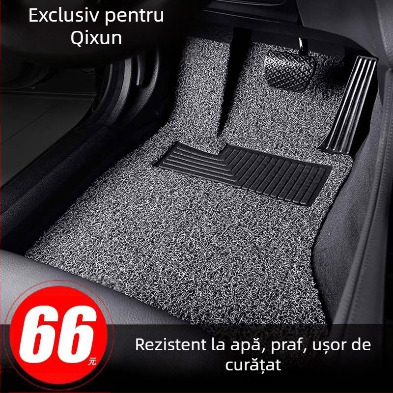 Covorașe auto pentru podea Nissan X-Trail (cinci locuri), material PVC, covorașe Silk Ring, personalizabile