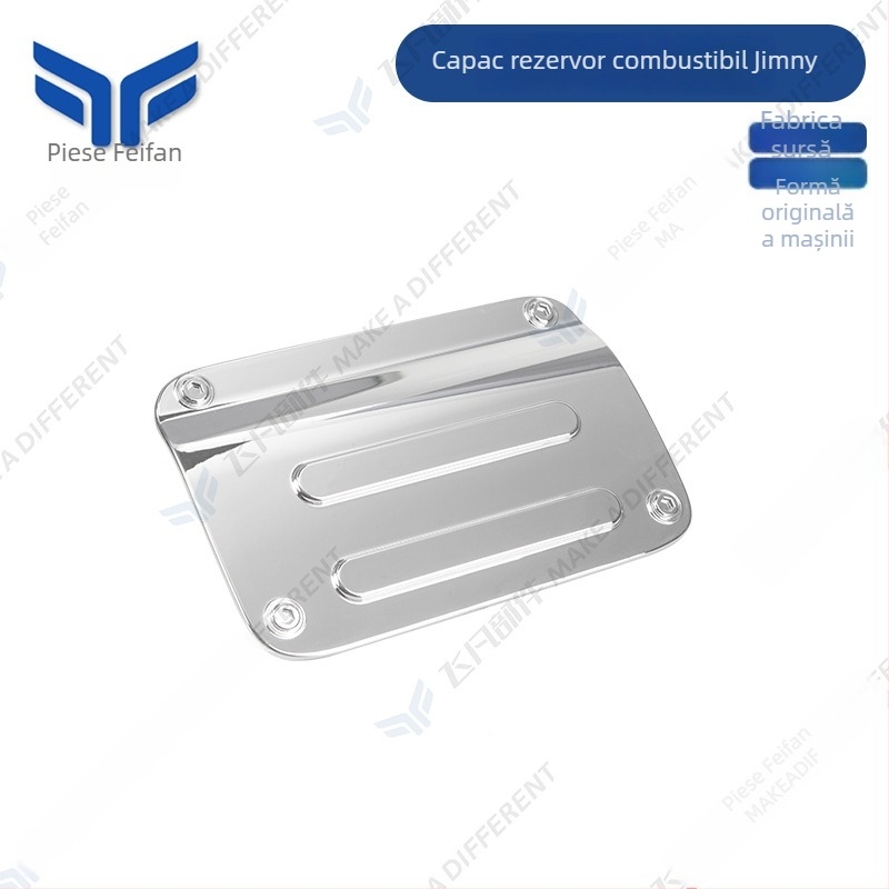 Capac exterior pentru rezervorul de ulei cu două bare pentru Jimny JB64/JB74 (2018+), Feifan, placare ABS electroplating, personalizare, origine Jiangsu