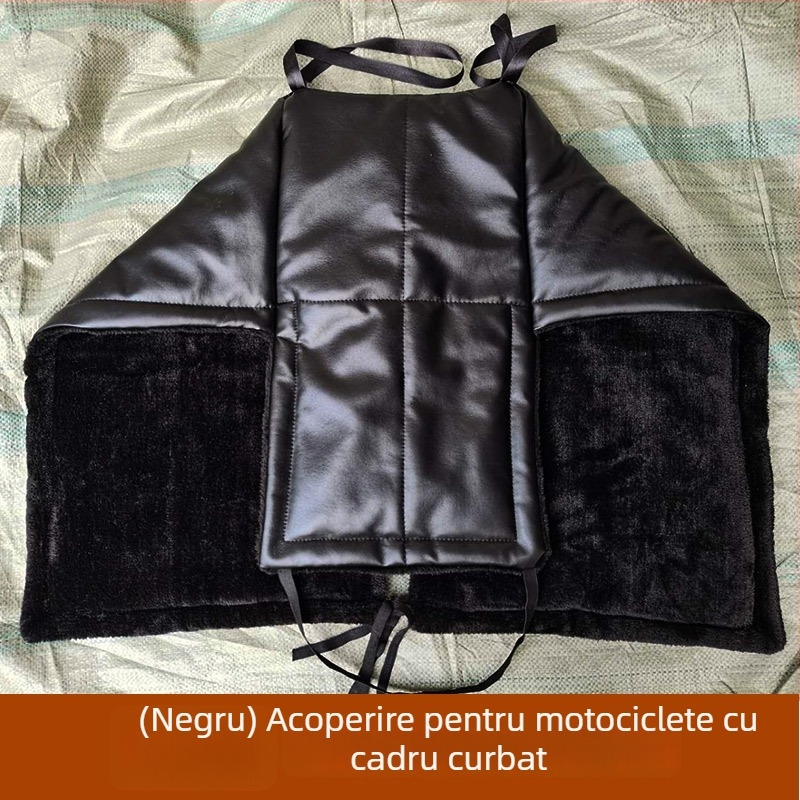 Fubao Pătură din piele pentru parbriz, iarnă, pentru motociclete și vehicule electrice — impermeabilă, stil minimalist