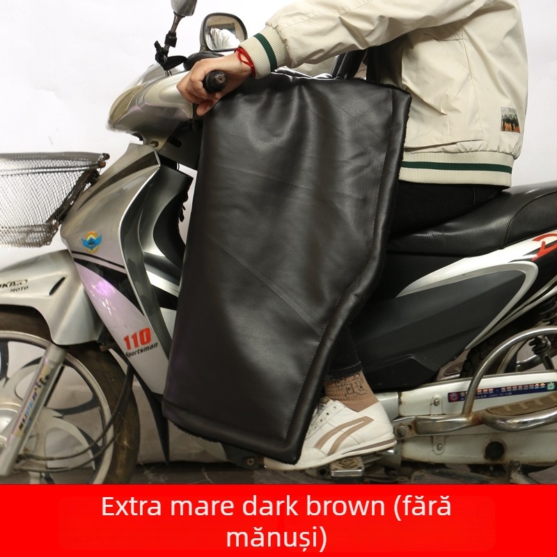 Fubao Pătură din piele pentru parbriz, iarnă, pentru motociclete și vehicule electrice — impermeabilă, stil minimalist