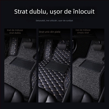 Covorașe auto pentru modelele noi și vechi, covoraș pentru șofer din piele; fără imprimare de logo, fără procesare