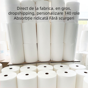 Prosoape de unică folosință pentru saloane de coafură – din pulpă de lemn, 65 g, absorbție 0–5 s, Jacquard, personalizabile