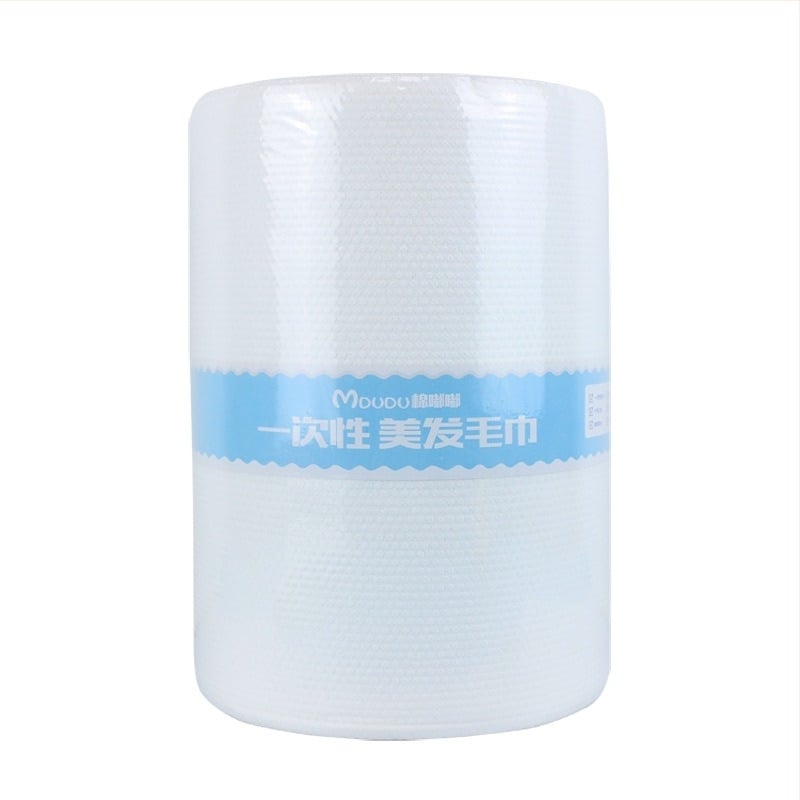 Prosoape de unică folosință pentru saloane de coafură – din pulpă de lemn, 65 g, absorbție 0–5 s, Jacquard, personalizabile