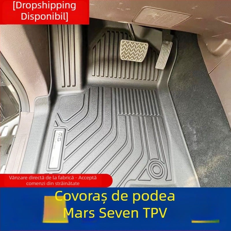 Covorașe de podea TPV pentru pickup-urile Futian Mars 7/Mars 9 | Material: TPV, Brand: T-WIND, fără logo, tip covoraș: altul, proiectate pentru mașini