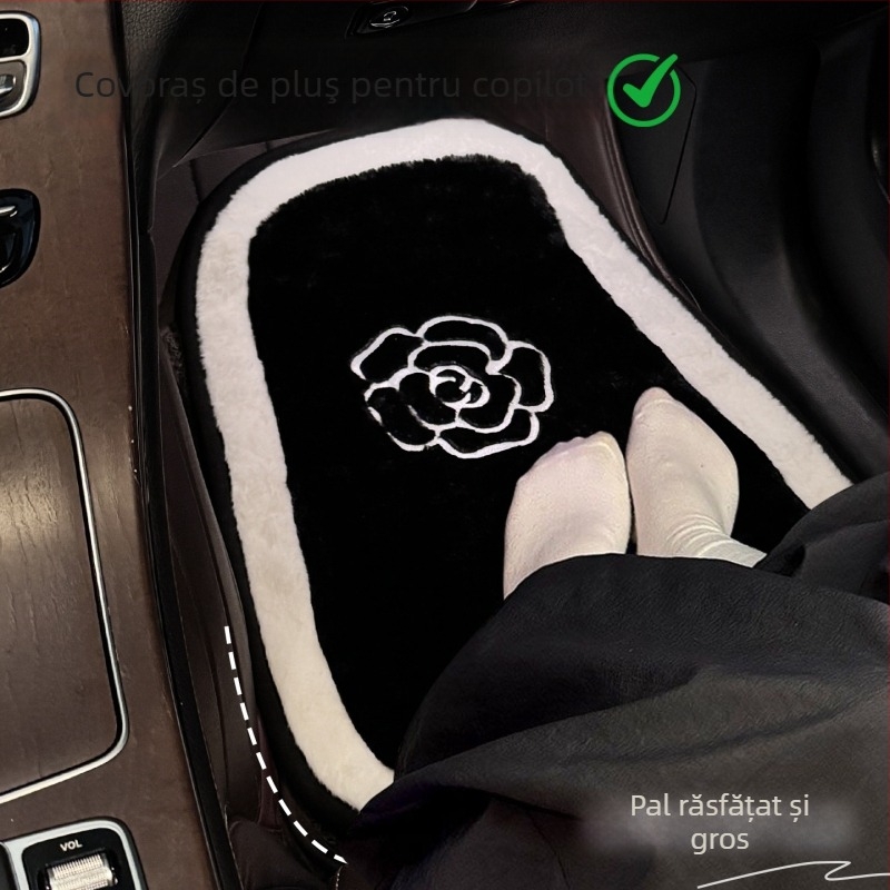 Covoră de podea auto din blană artificială, brand Aibu and Cotton, potrivire universală, procesare personalizată: Da, cod articol SN832