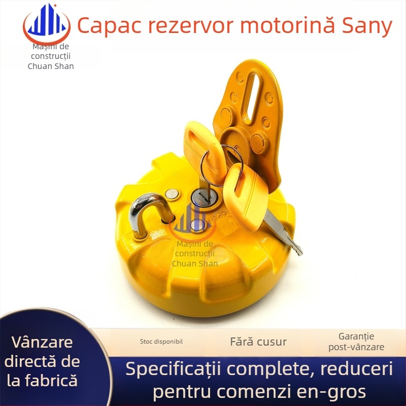 Csjj Capac rezervoar combustibil diesel pentru excavator Sany – compatibil cu modelele 55, 75, 135, 215, 235, 365-8-9, anti-furt