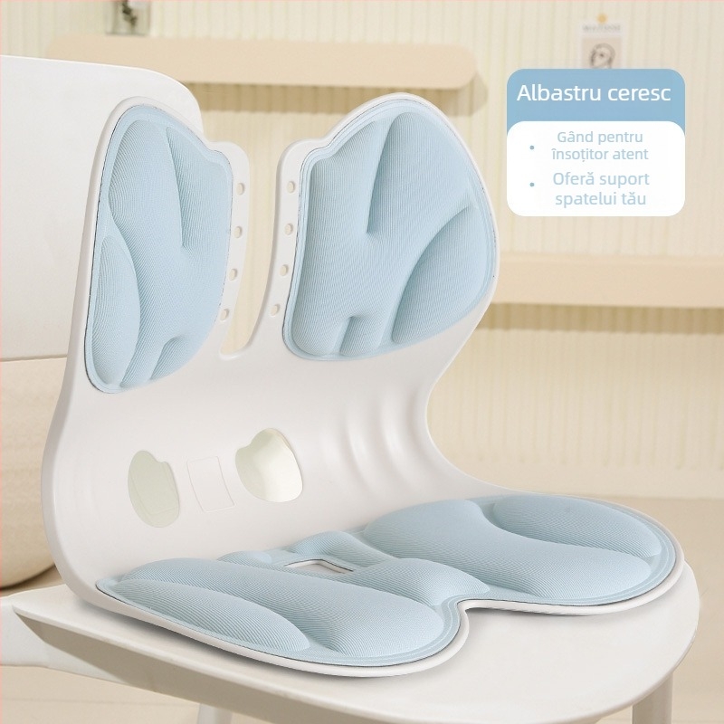 Perne de susținere lombară, spătar extins, pernă ergonomic pentru spatele scaunului (Material: polipropilenă; Umplutură: poliuretan; Stil: modern simplu; Model: solid)