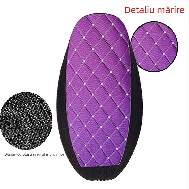 Pernă pentru scutere electrice și motociclete — izolație respirabilă, material din fibre, umplutură din bumbac, universal pentru patru anotimpuri