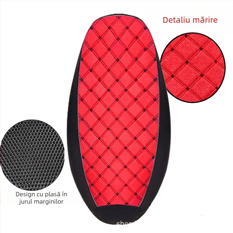 Pernă pentru scutere electrice și motociclete — izolație respirabilă, material din fibre, umplutură din bumbac, universal pentru patru anotimpuri