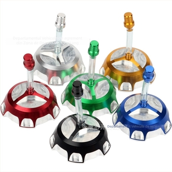 Capac de rezervor de ulei pentru motocicletă off-road cu ventilație, 50cc-250cc, din plastic