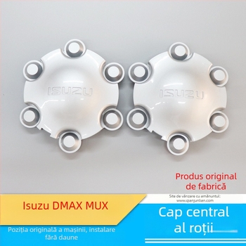 Capac central pentru Isuzu D-Max, capac decorativ pentru hub cu design din trei cercuri