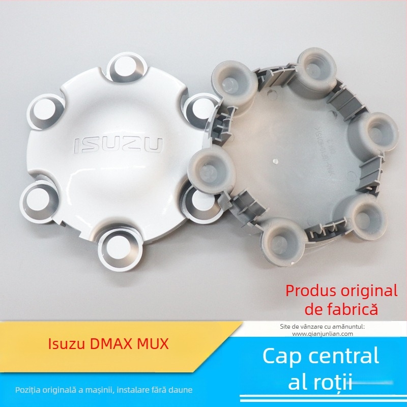 Capac central pentru Isuzu D-Max, capac decorativ pentru hub cu design din trei cercuri