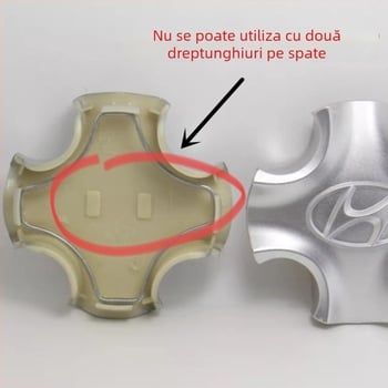 Capac central pentru jantă din ABS, universal, impermeabil și rezistent la praf