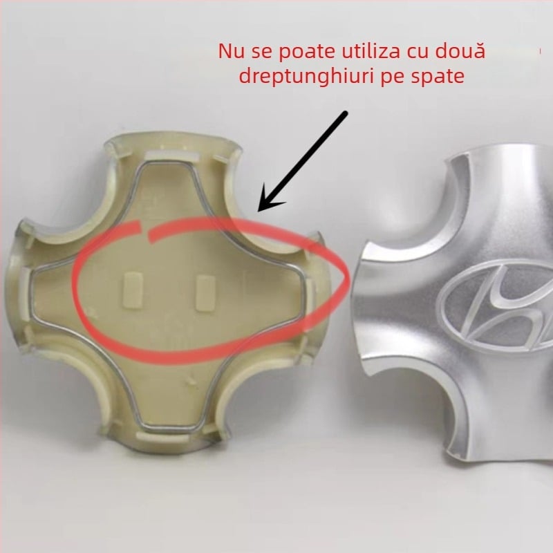 Capac central pentru jantă din ABS, universal, impermeabil și rezistent la praf