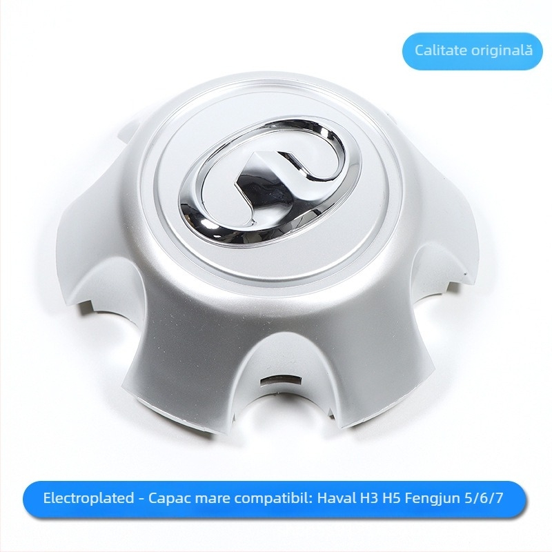 Capac de centru al jantei cu finisaj electroplatinat; Brand Smoke Tree; Potrivit pentru autovehicule generale; Mărci private licențiate: Da