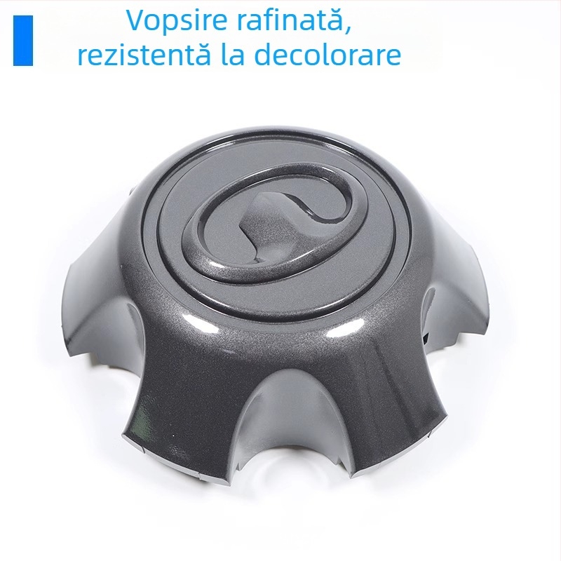 Capac de centru al jantei cu finisaj electroplatinat; Brand Smoke Tree; Potrivit pentru autovehicule generale; Mărci private licențiate: Da