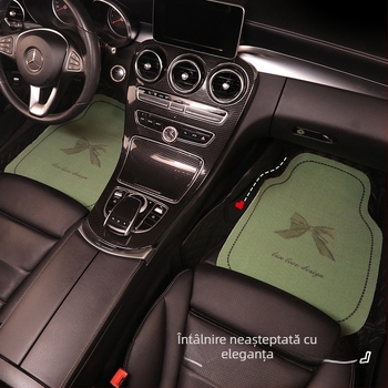 Covoraș auto universal – PVC anti-derapant, Cow Mom Craft, Personalizabil